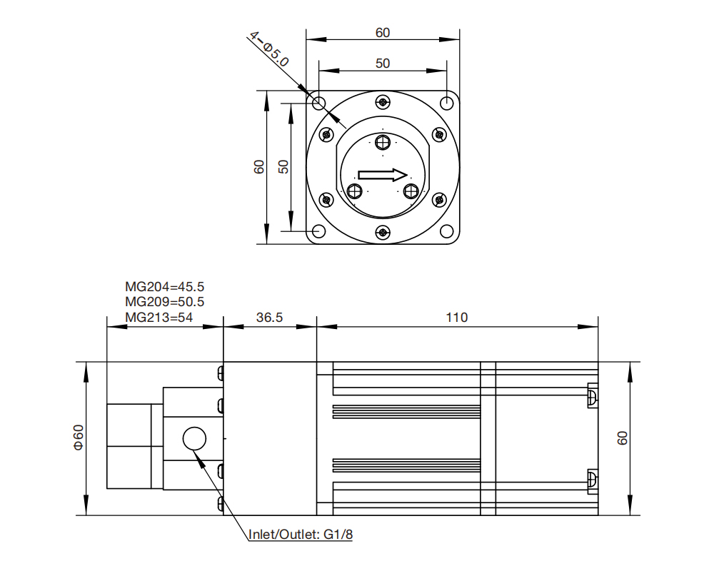 Dimensión(mm)